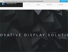 Tablet Screenshot of imagine-4d.com
